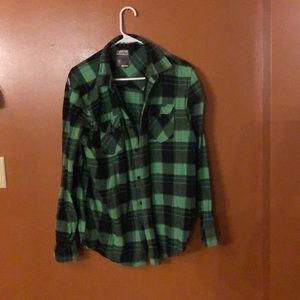 Men’s large flannel button down